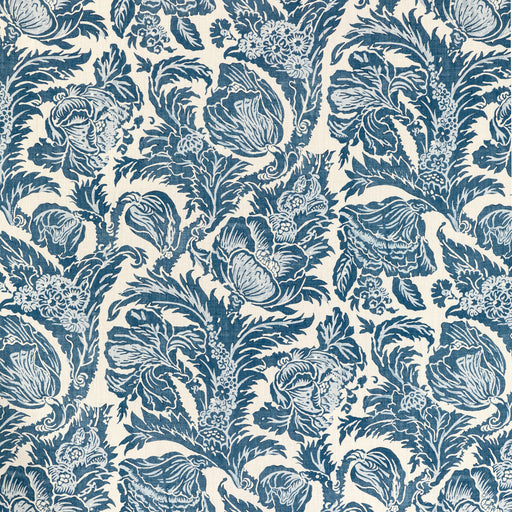 LEE JOFA - MARION PRINT- DENIM - Fabric by the Yard DENIM