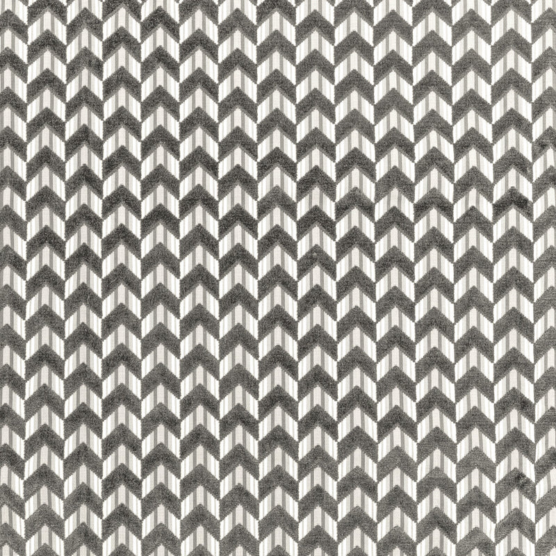 LEE JOFA - BAILEY VELVET- GREY - Fabric by the Yard GREY