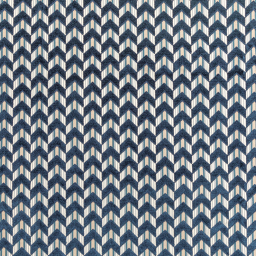 LEE JOFA - BAILEY VELVET- NAVY - Fabric by the Yard NAVY