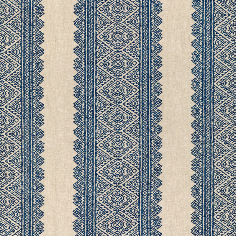 LEE JOFA - AVON EMBROIDERY- DENIM - Fabric by the Yard DENIM