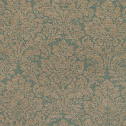 LEE JOFA - ACANTHUS DAMASK- BLUE - Fabric by the Yard BLUE