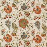 LEE JOFA - SHIRAZ EMB- SPICE/OLIVE - Fabric by the Yard