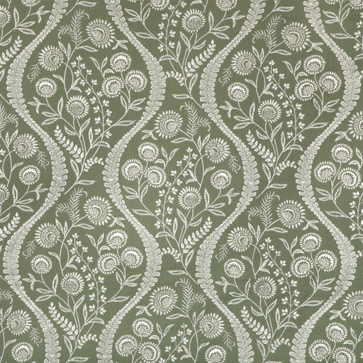 LEE JOFA - FLORIBLANCA- GREEN - Fabric by the Yard GREEN