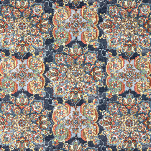 LEE JOFA - GRANADA PRINT- DENIM - Fabric by the Yard DENIM