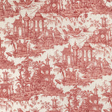 LEE JOFA - PAGODA TOILE- GARNET - Fabric by the Yard
