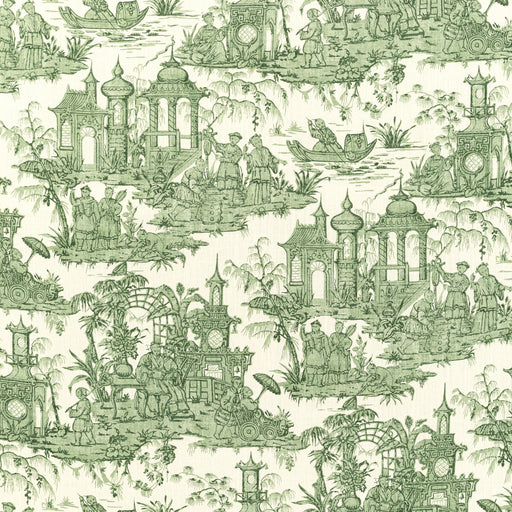 LEE JOFA - PAGODA TOILE- FOREST - Fabric by the Yard FOREST
