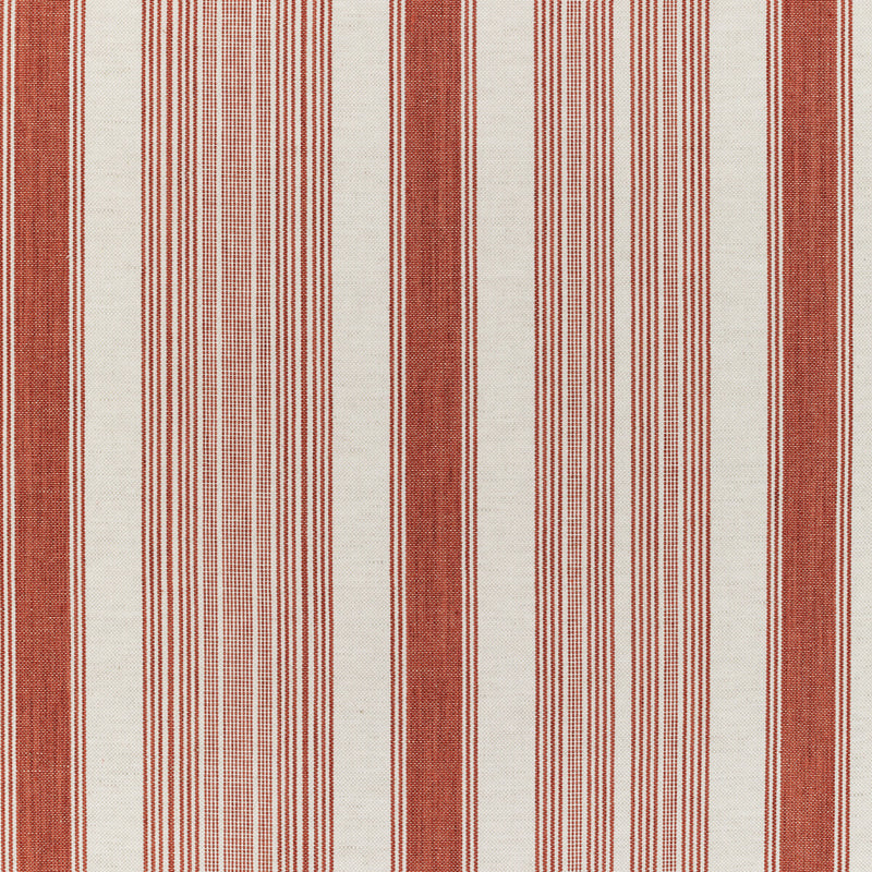 LEE JOFA - TABLADA STRIPE- BRICK - Fabric by the Yard BRICK