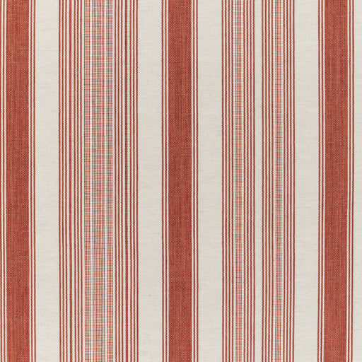 LEE JOFA - TABLADA STRIPE- BRICK - Fabric by the Yard BRICK