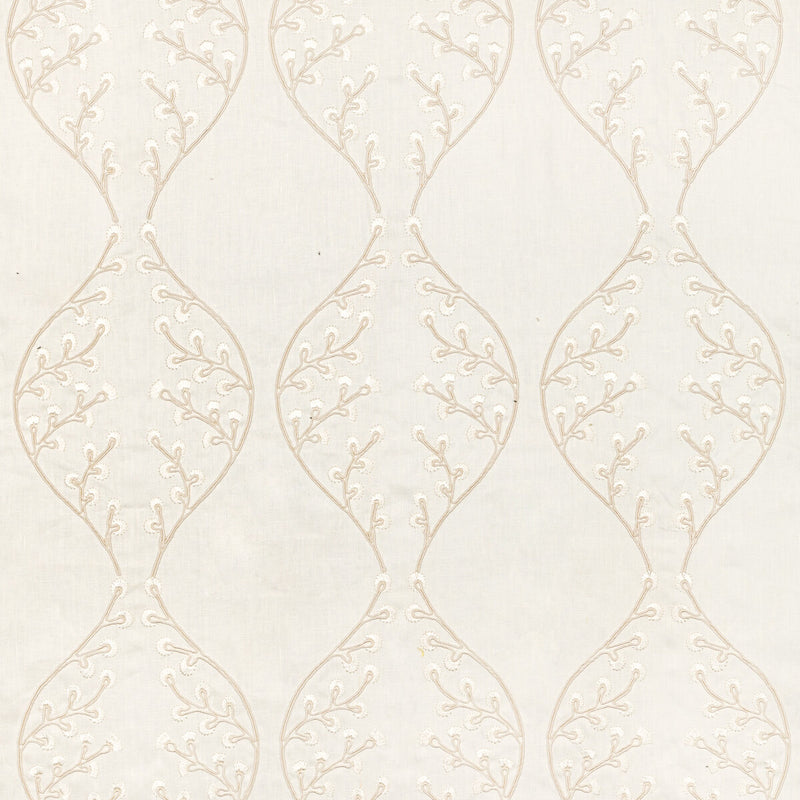LEE JOFA - LILLIE EMBROIDERY- IVORY - Fabric by the Yard IVORY