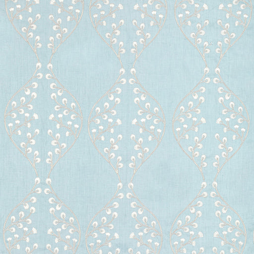 LEE JOFA - LILLIE EMBROIDERY- SKY - Fabric by the Yard SKY