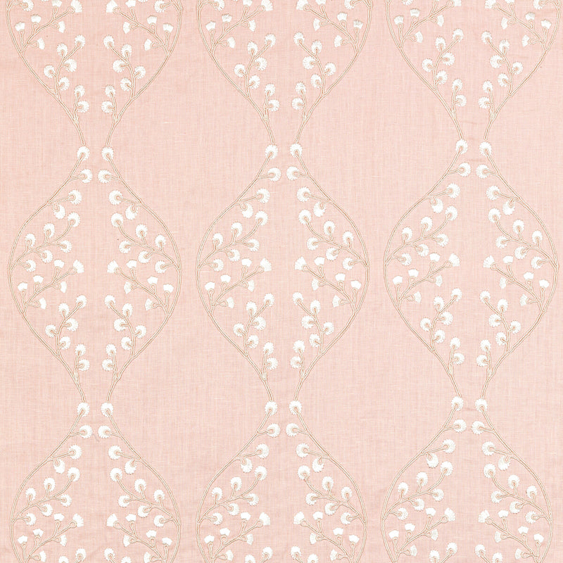 LEE JOFA - LILLIE EMBROIDERY- PETAL - Fabric by the Yard PETAL