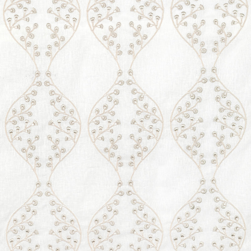 LEE JOFA - LILLIE SHEER- IVORY/FOG - Fabric by the Yard IVORY/FOG