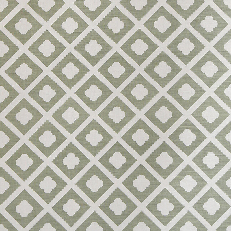 LEE JOFA - JARDIN- SAGE ON ECRU - Fabric by the Yard SAGE ON ECRU