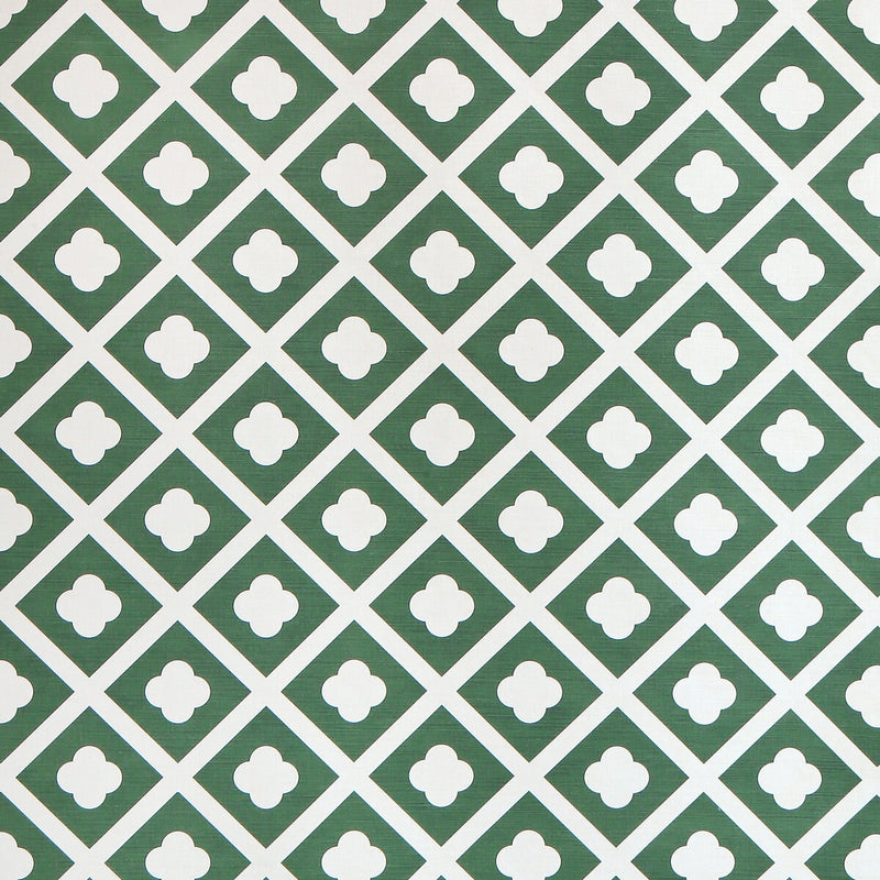 LEE JOFA - JARDIN- DARK GREEN ON ECRU - Fabric by the Yard DARK GREEN ON ECRU