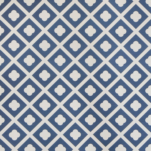 LEE JOFA - JARDIN- DARK NAVY ON ECRU - Fabric by the Yard DARK NAVY ON ECRU