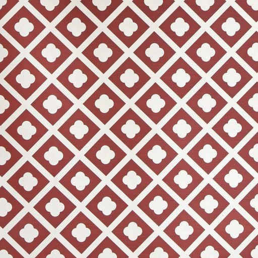 LEE JOFA - JARDIN- DARK RUST ON ECRU - Fabric by the Yard DARK RUST ON ECRU