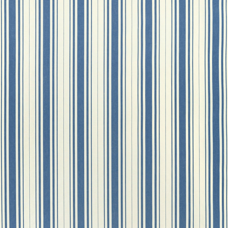 LEE JOFA - BALDWIN STRIPE- NAVY - Fabric by the Yard NAVY