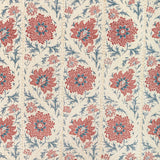 LEE JOFA - CALICO VINE- BLUE RED - Fabric by the Yard