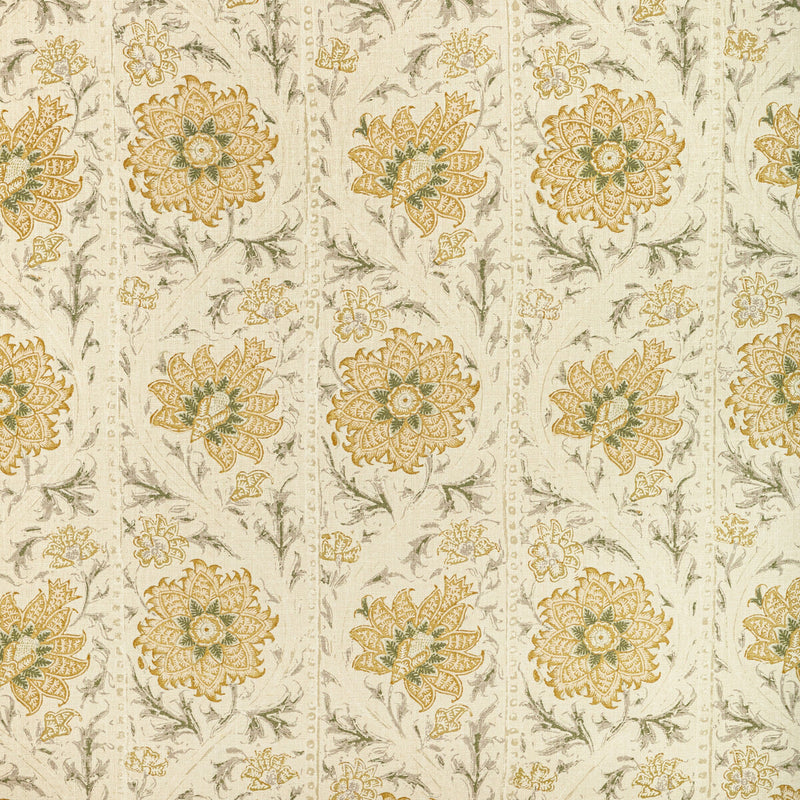 LEE JOFA - CALICO VINE- MARIGOLD - Fabric by the Yard MARIGOLD