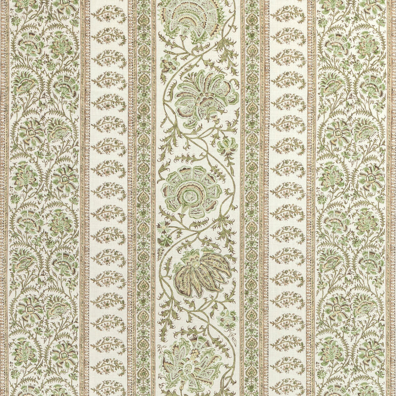 LEE JOFA - INDIENNES STRIPE- IVY - Fabric by the Yard IVY