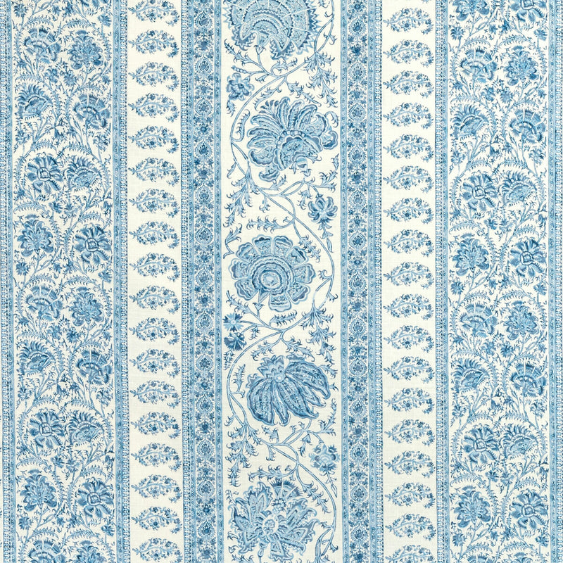 LEE JOFA - INDIENNES STRIPE- DELFT - Fabric by the Yard DELFT