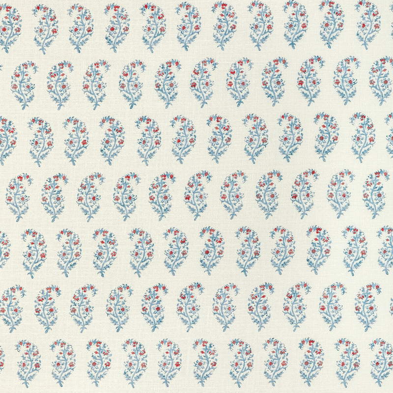 LEE JOFA - INDIENNES PAISLEY- BERRY - Fabric by the Yard BERRY