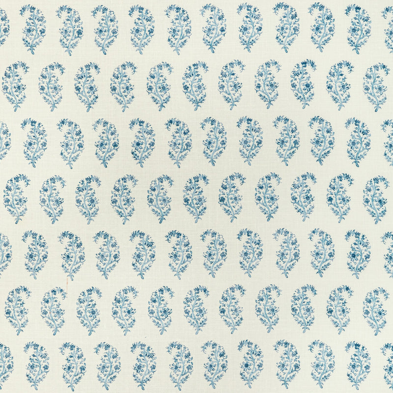 LEE JOFA - INDIENNES PAISLEY- DELFT - Fabric by the Yard DELFT