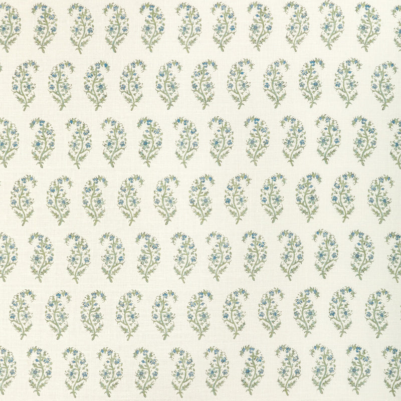 LEE JOFA - INDIENNES PAISLEY- SEA - Fabric by the Yard SEA