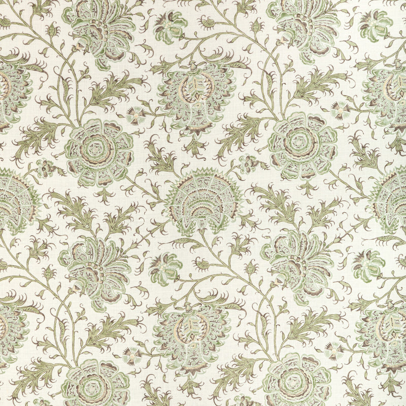 LEE JOFA - INDIENNES FLORAL- IVY - Fabric by the Yard IVY