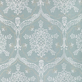 LEE JOFA - HAYES EMBROIDERY- BLUE - Fabric by the Yard