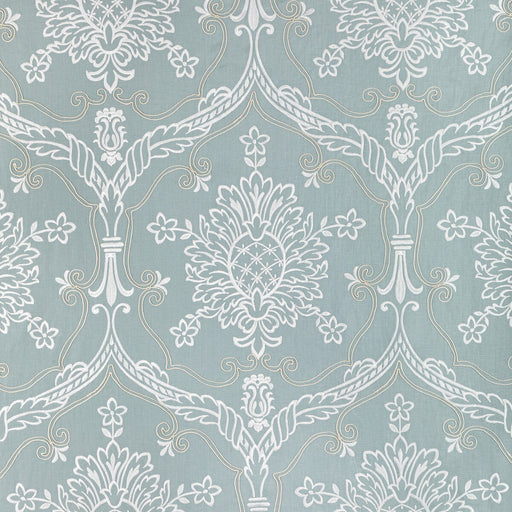 LEE JOFA - HAYES EMBROIDERY- BLUE - Fabric by the Yard BLUE