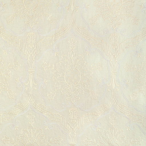 LEE JOFA - HAYES EMBROIDERY- IVORY - Fabric by the Yard IVORY