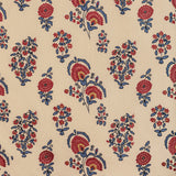 LEE JOFA - MEAD EMBROIDERY- RED/BLUE - Fabric by the Yard