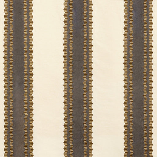 LEE JOFA - WALDON STRIPE- BROWN - Fabric by the Yard BROWN