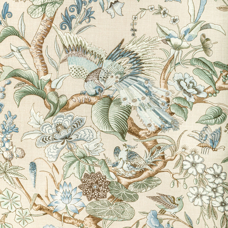LEE JOFA - GREENFIELD PRINT- SKY - Fabric by the Yard SKY