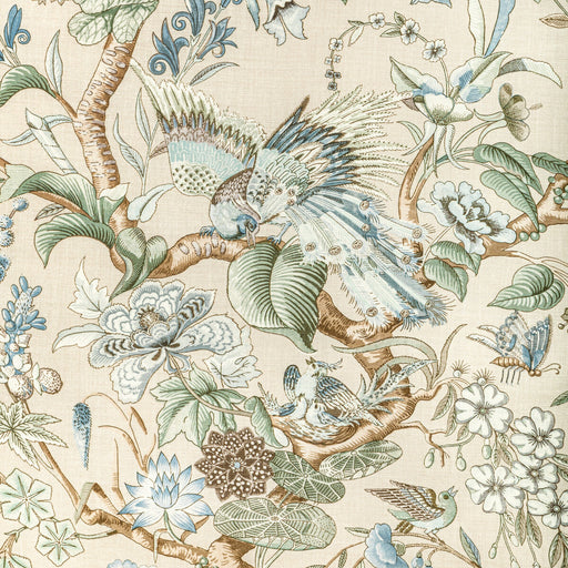 LEE JOFA - GREENFIELD PRINT- SKY - Fabric by the Yard SKY