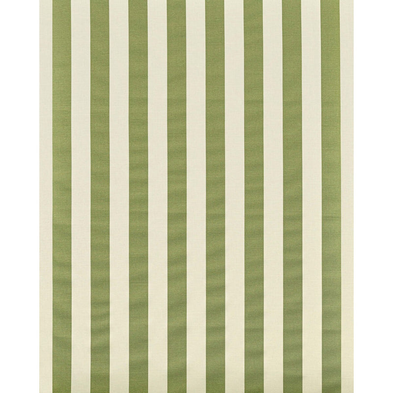 LEE JOFA - AVENUE STRIPE- GREEN ON WHITE - Fabric by the Yard GREEN ON WHITE