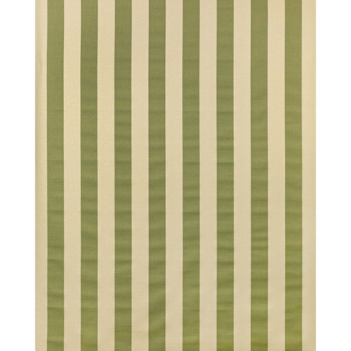 LEE JOFA - AVENUE STRIPE- GREEN ON ECRU - Fabric by the Yard GREEN ON ECRU