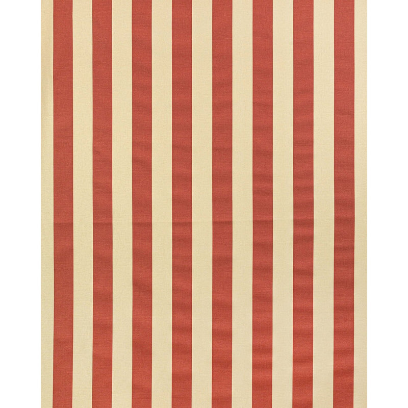 LEE JOFA - AVENUE STRIPE- CRIMSON/ECRU - Fabric by the Yard CRIMSON/ECRU