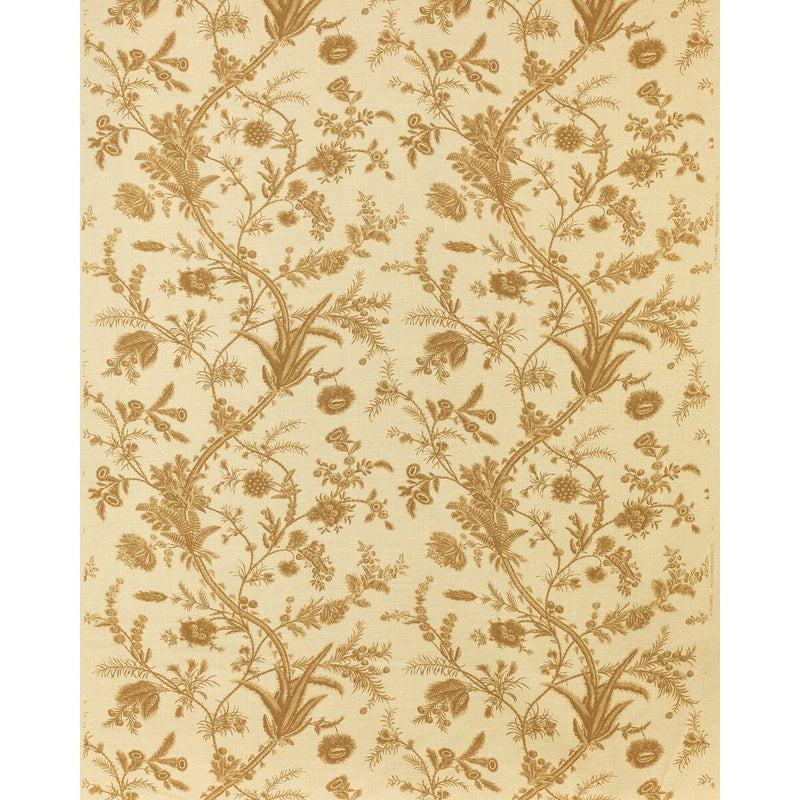 LEE JOFA - PLUMES- CARAMEL - Fabric by the Yard CARAMEL