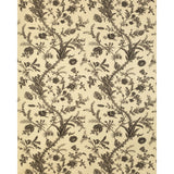 LEE JOFA - PLUMES- BLACK - Fabric by the Yard