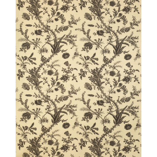 LEE JOFA - PLUMES- BLACK - Fabric by the Yard BLACK
