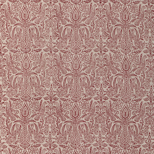 LEE JOFA - HAVEN HANDBLOCK- RUBY - Fabric by the Yard RUBY