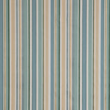 LEE JOFA - SIDERS STRIPE- AQUA/SAND - Fabric by the Yard