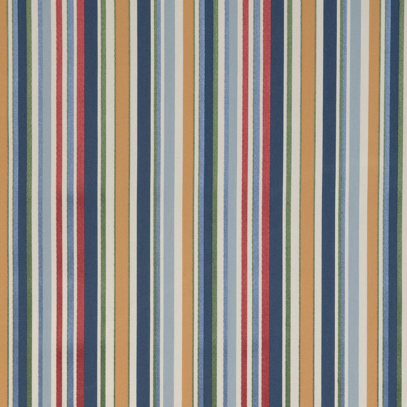 LEE JOFA - SIDERS STRIPE- BLUE/RED - Fabric by the Yard BLUE/RED