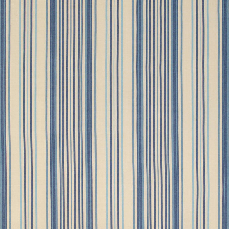 LEE JOFA - UPLAND STRIPE- SKY - Fabric by the Yard SKY