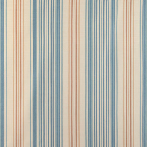 LEE JOFA - UPLAND STRIPE- AZURE - Fabric by the Yard AZURE