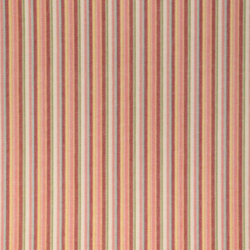 LEE JOFA - SANDBANKS STRIPE- RED/ROSE - Fabric by the Yard RED/ROSE