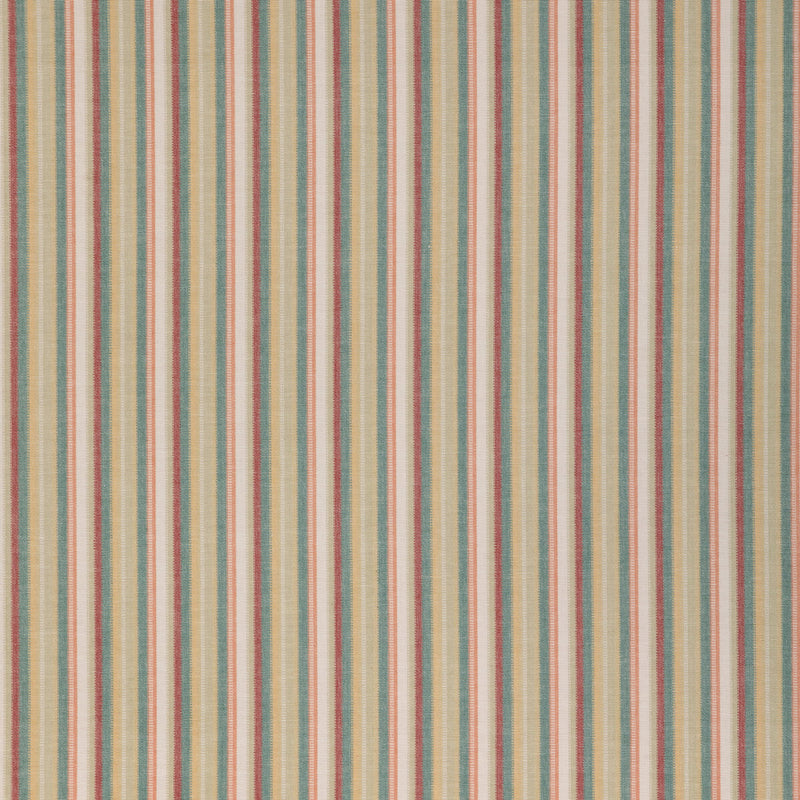 LEE JOFA - SANDBANKS STRIPE- KIWI/TEAL - Fabric by the Yard KIWI/TEAL