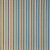 LEE JOFA - SANDBANKS STRIPE- AQUA/GOLD - Fabric by the Yard